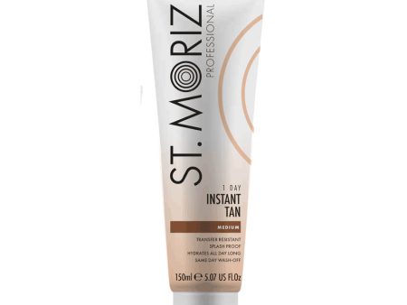 Professional 1 Day Instant Tan zmywalny bronzer do ciała Medium 150ml on Sale