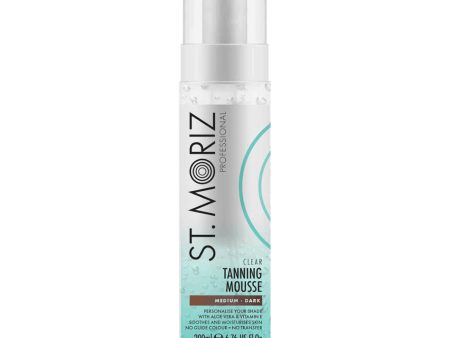 Professional Clear Tanning Mousse bezbarwny mus samoopalający Medium Dark 200ml For Cheap