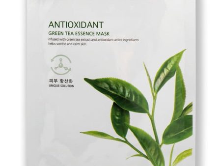 Antioxidant Green Tea Essence Mask antyoksydacyjna maseczka do twarzy Zielona Herbata 23g on Sale