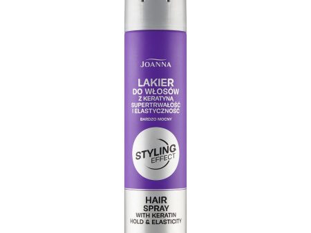 Styling Effect lakier do włosów z keratyną bardzo mocny 250ml Fashion