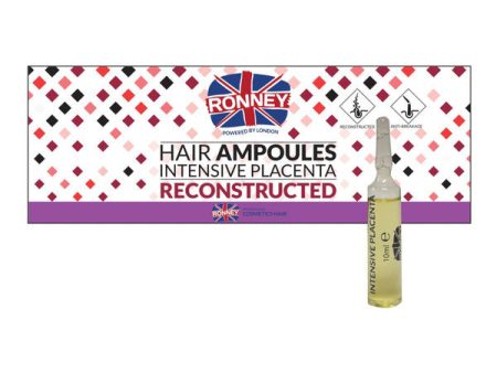 Hair Ampoules Intensive Placenta Reconstructed ampułki do włosów 12szt Cheap