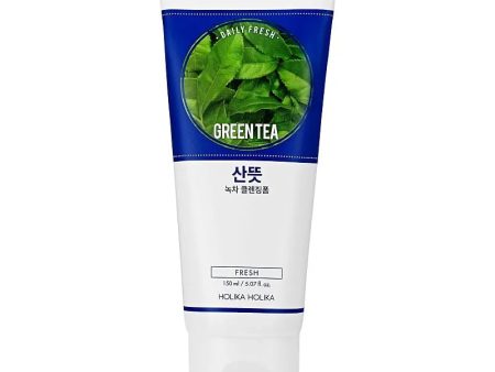 Daily Fresh Green Tea Cleansing Foam pianka oczyszczająca z ekstraktem z zielonej herbaty 150ml For Cheap