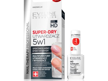 Nail Therapy Professional Super-Dry 5w1 multifunkcyjny utwardzacz i wysuszacz 12ml For Sale