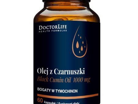 Black Cumin Oil olej z czarnuszki 1000mg suplement diety 60 kapsułek Online now