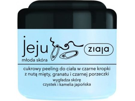 Jeju cukrowy peeling do ciała w czarne kropki 200ml Sale