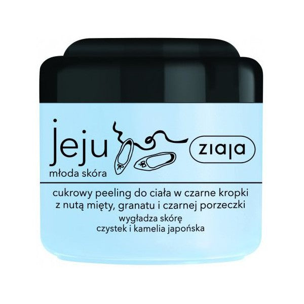 Jeju cukrowy peeling do ciała w czarne kropki 200ml Sale