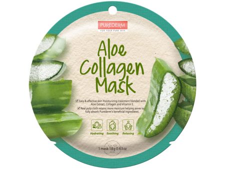 Aloe Collagen Mask maseczka kolagenowa w płacie Aloes 18g For Discount