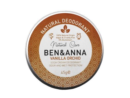 Natural Deodorant naturalny dezodorant w kremie w aluminiowej puszce Vanilla Orchid 45g Online Sale