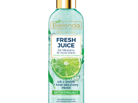 Fresh Juice żel micelarny detoksykujący z wodą cytrusową Limonka 190g Fashion