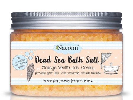 Dead Sea Bath Salt sól do kąpieli Orange-Vanilla Ice Cream 450g Fashion