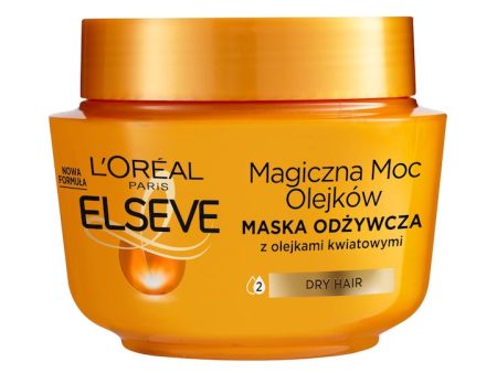 Elseve Magiczna Moc Olejków odżywcza maska balsam do włosów suchych 300ml Fashion