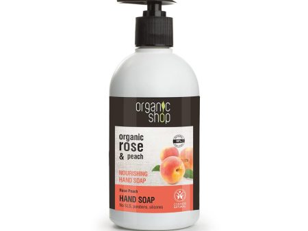 Rose Peach Hand Soap odżywcze mydło do rąk Rose & Peach 500ml Discount