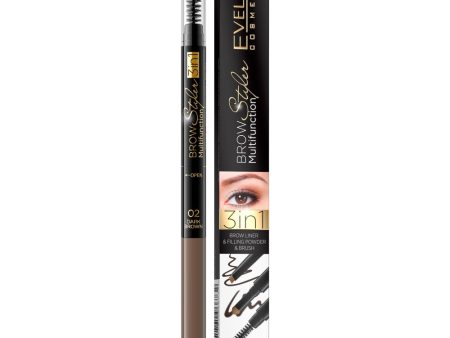 Brow Styler Multifunction 3w1 kredka do brwi 02 Dark Brown on Sale