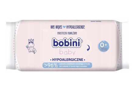 Bobini Baby hypoalergiczne chusteczki nawilżane dla dzieci i niemowląt 60szt Sale