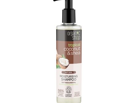 Natural Moisturising Shampoo nawilżający szampon do włosów Coconut & Shea 280ml Online now