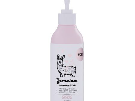 Naturalny żel do higieny intymnej Geranium i Żurawina 300ml For Discount