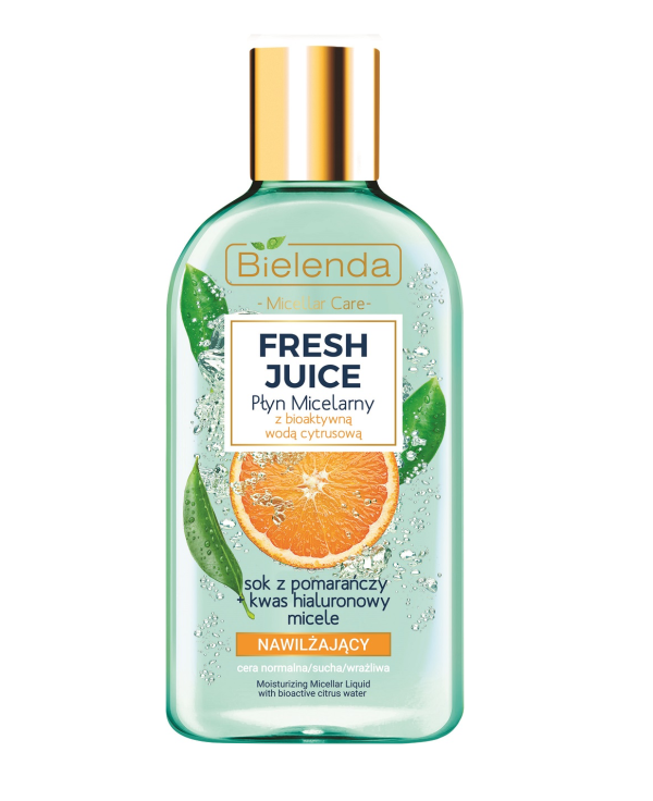 Fresh Juice płyn micelarny nawilżający z wodą cytrusową Pomarańcza 500ml Fashion