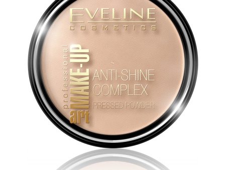 Art Make Up Anti-Shine Complex Pressed Powder matujący puder mineralny z jedwabiem 37 Warm Beige 14g Hot on Sale