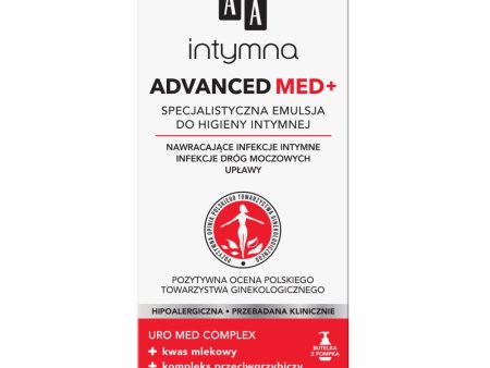 Intymna Advanced Med+ specjalistyczna emulsja do higieny intymnej pH 3.5 300ml Online now