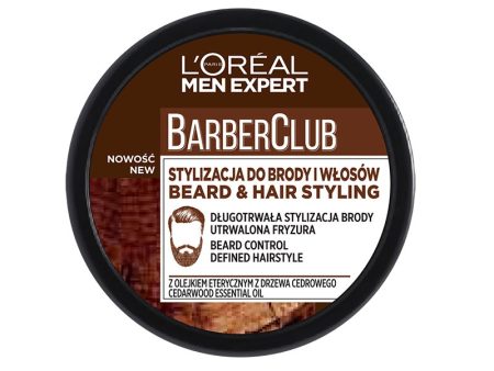 Men Expert Barber Club krem do stylizacji brody i włosów 75ml Supply