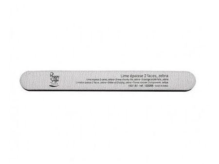 2-Way Giant Nail File Zebra Medium duży dwustronny pilnik do paznokci 180 180 Zebra 1szt on Sale