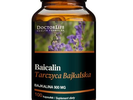 Baicalin tarczyca bajkalska 500mg suplement diety 100 kapsułek For Discount