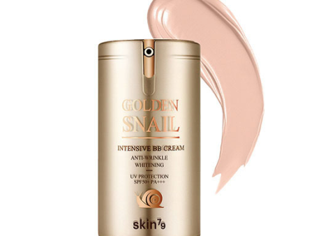 Golden Snail Intensive BB Cream Anti-Wrinkle Whitening SPF50+ przeciwzmarszczkowy krem BB ze śluzem ślimaka Naturalny Beż 45g Fashion