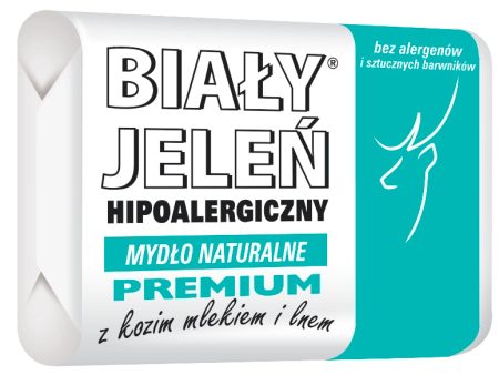 Hipoalergiczne mydło naturalne z kozim mlekiem i lnem 100g For Sale