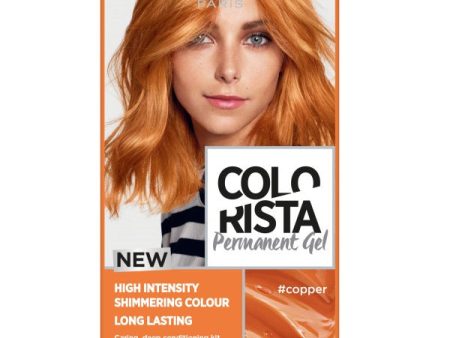 Colorista Permanent Gel trwała farba do włosów #copper Fashion