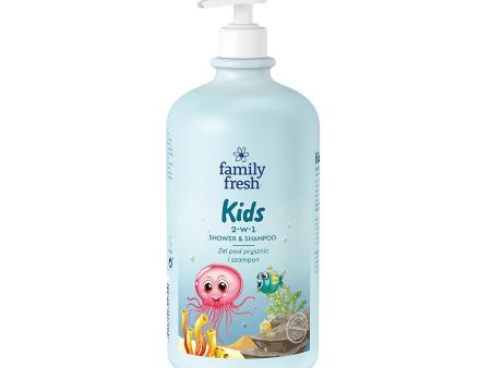 Kids żel pod prysznic i szampon 2w1 dla dzieci 1000ml Cheap