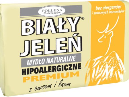 Hipoalergiczne mydło naturalne z owsem i lnem 100g Online Sale