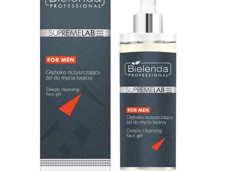 SupremeLab Men Line głęboko oczyszczający żel do mycia twarzy 200ml Online now