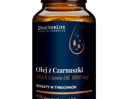 Black Cumin Oil olej z czarnuszki 1000mg suplement diety 100 kapsułek Supply