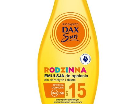 Rodzinna emulsja do opalania dla dorosłych i dzieci SPF15 250ml Online Hot Sale