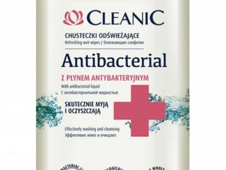 Antibacterial chusteczki odświeżające z płynem antybakteryjnym 24szt. For Sale