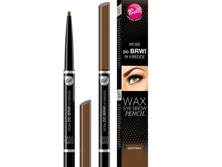 Wax Eyebrow Pencil wosk do brwi w kredce 02 Szatynka 12ml Fashion