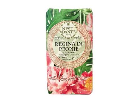 Regina Di Peonie Sapone naturalne mydło toaletowe Piwonia 250g For Discount