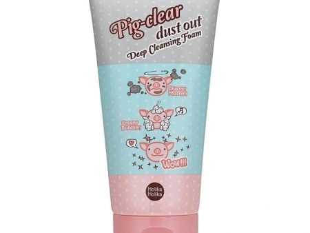 Pig Clear Dust Out Deep Cleansing Foam głęboko oczyszczająca kremowa pianka do mycia twarzy 150ml Online Hot Sale