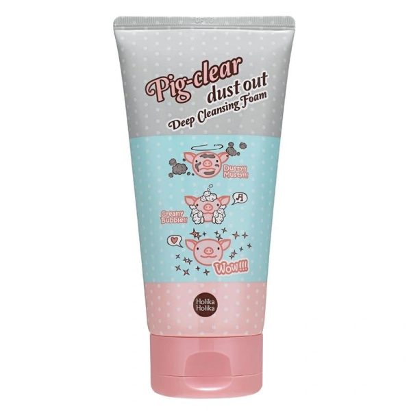 Pig Clear Dust Out Deep Cleansing Foam głęboko oczyszczająca kremowa pianka do mycia twarzy 150ml Online Hot Sale