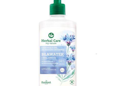 Herbal Care łagodzący żel do higieny intymnej Bławatek 330ml Sale