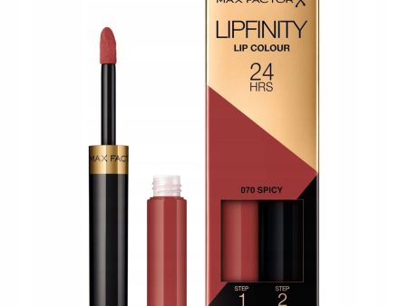 Lipfinity Lip Colour dwufazowa pomadka w płynie o długotrwałym efekcie 070 Spicy Online now