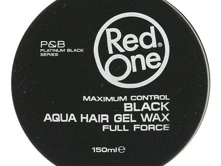 Aqua Hair Gel Wax Full Force wosk do włosów Black 150ml on Sale