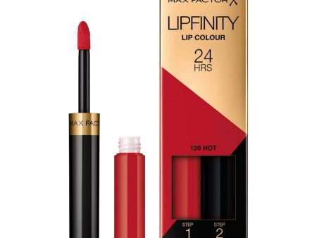 Lipfinity Lip Colour dwufazowa pomadka w płynie o długotrwałym efekcie 120 Hot Supply