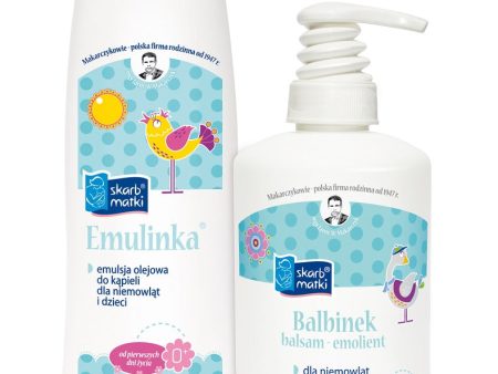 Zestaw Emulinka emulsja olejowa do kąpieli 250ml + Balbinek balsam-emolient 250ml Online Hot Sale