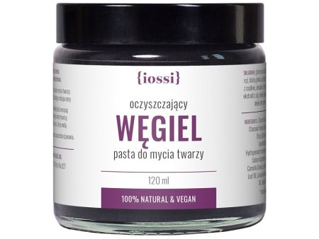 Węgiel oczyszczająca pasta do mycia twarzy z węglem aktywnym algami i zieloną herbatą 120ml Supply