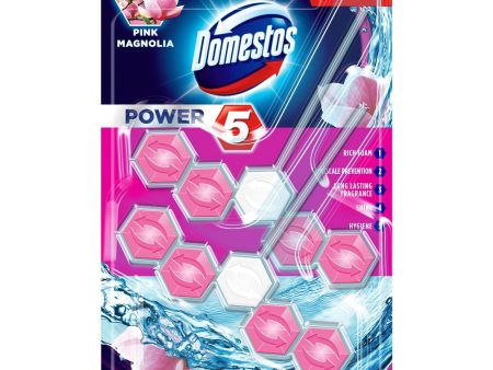 Power 5 Pink Magnolia kostka toaletowa 2x55g Fashion