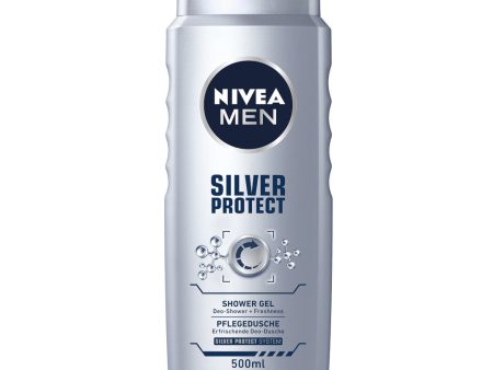 Men Silver Protect żel pod prysznic do twarzy ciała i włosów 500ml For Discount